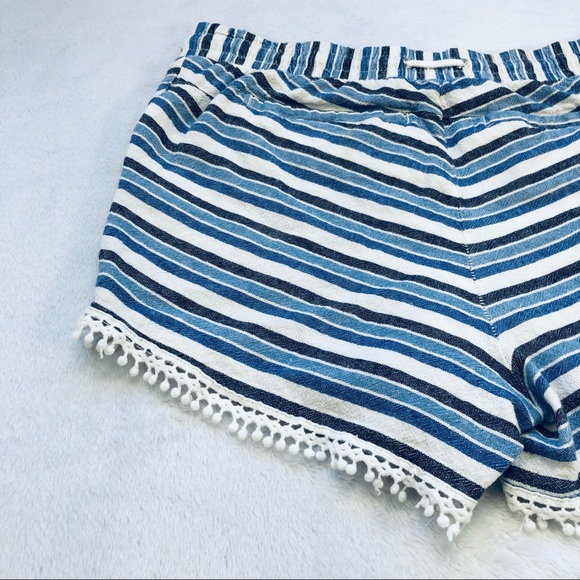 Jolt, Striped Linen Shorts - Picture 9 of 13